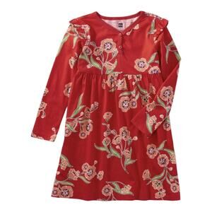 🆕 Tea Collection NWT Scottish Lyrical Henley Twirly Dress. Size 4.